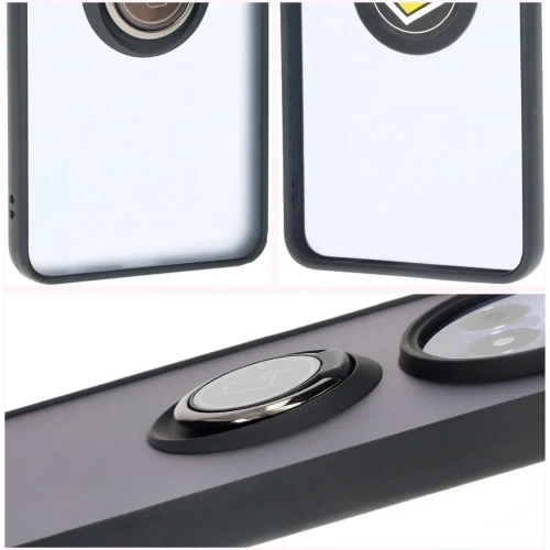 Kup Etui s úchytem na prst Bizon Case Hybrid Ring pro Realme 12 / 12x kouřové s černým rámečkem - BIZ6275 - {ean13} - Sklep Home Screen