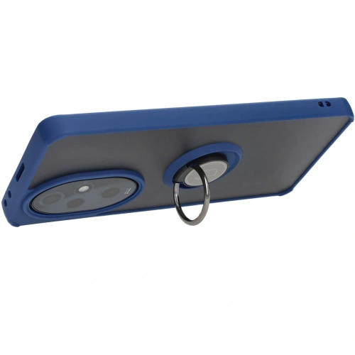 Kup Bizon Case Hybrid Ring Honor 200 Pro fumuriu cu un cadru de culoare albastru marin. - BIZ6276 - {ean13} - Sklep Home Screen