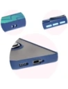 Kup Pouzdro s úchytem na prst Bizon Case Hybrid Ring pro Honor 200 Pro kouřové s modrým rámečkem - BIZ6276 - {ean13} - Sklep Home Screen