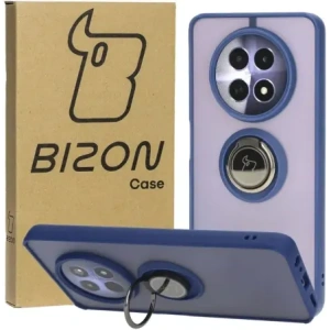 Kup Caz Bizon Hybrid Ring Realme 12 / 12x fumuriu cu un cadru albastru marin - BIZ6277 - {ean13} - Sklep Home Screen