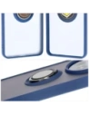 Kup Caz Bizon Hybrid Ring Realme 12 / 12x fumuriu cu un cadru albastru marin - BIZ6277 - {ean13} - Sklep Home Screen