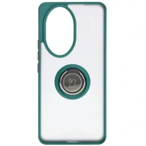 Kup Pouzdro s držákem na prst Bizon Case Hybrid Ring pro Honor 200 Pro kouřové s tmavě zeleným rámem. - BIZ6278 - {ean13} - Sklep Home Screen