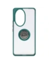 Buy Bizon Case Hybrid Ring Honor 200 Pro smoky with a dark green frame - BIZ6278 - {ean13} - Home Screen Store Europe