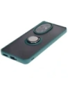Buy Bizon Case Hybrid Ring Honor 200 Pro smoky with a dark green frame - BIZ6278 - {ean13} - Home Screen Store Europe