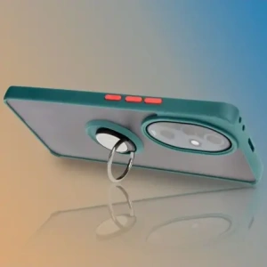 Kup Bizon Case Hybrid Ring Honor 200 Pro rauchig mit einem dunkelgrünen Rahmen - BIZ6278 - {ean13} - Sklep Home Screen
