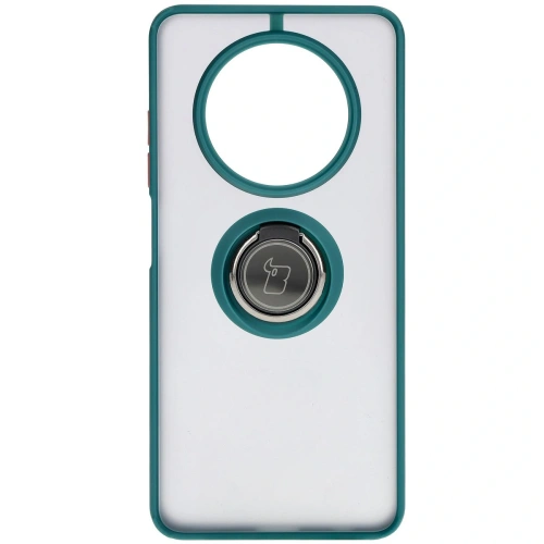 Kup Pouzdro s prstovým držákem Bizon Case Hybrid Ring pro Realme 12 / 12x kouřové s tmavě zeleným rámem. - BIZ6279 - {ean13} - Sklep Home Screen