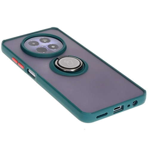 Kup Pouzdro s prstovým držákem Bizon Case Hybrid Ring pro Realme 12 / 12x kouřové s tmavě zeleným rámem. - BIZ6279 - {ean13} - Sklep Home Screen