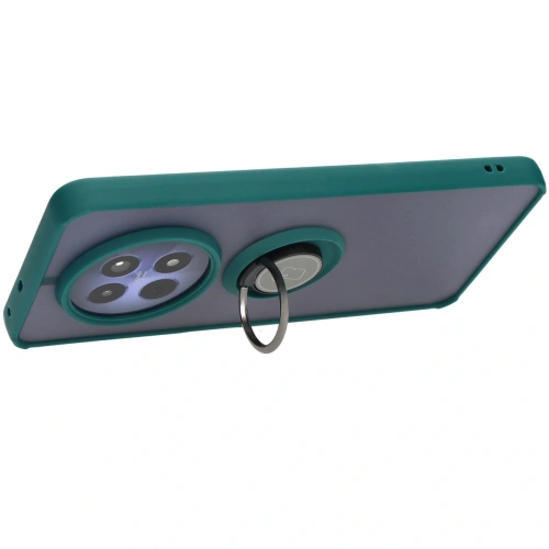 Kup Pouzdro s prstovým držákem Bizon Case Hybrid Ring pro Realme 12 / 12x kouřové s tmavě zeleným rámem. - BIZ6279 - {ean13} - Sklep Home Screen