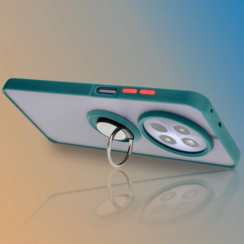 Kup Pouzdro s prstovým držákem Bizon Case Hybrid Ring pro Realme 12 / 12x kouřové s tmavě zeleným rámem. - BIZ6279 - {ean13} - Sklep Home Screen