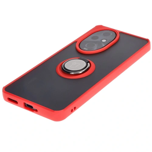 Kup Bizon Case Hybrid Ring Honor 200 Pro fumuriu cu un cadru roșu - BIZ6280 - {ean13} - Sklep Home Screen