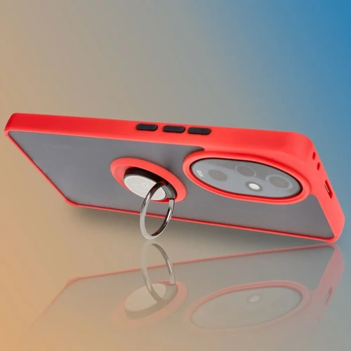Kup Bizon Case Hybrid Ring Honor 200 Pro fumuriu cu un cadru roșu - BIZ6280 - {ean13} - Sklep Home Screen
