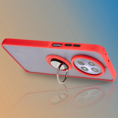 Kup Bizon Case Hybrid Gyűrű Realme 12 / 12x füstös piros kerettel - BIZ6281 - {ean13} - Sklep Home Screen