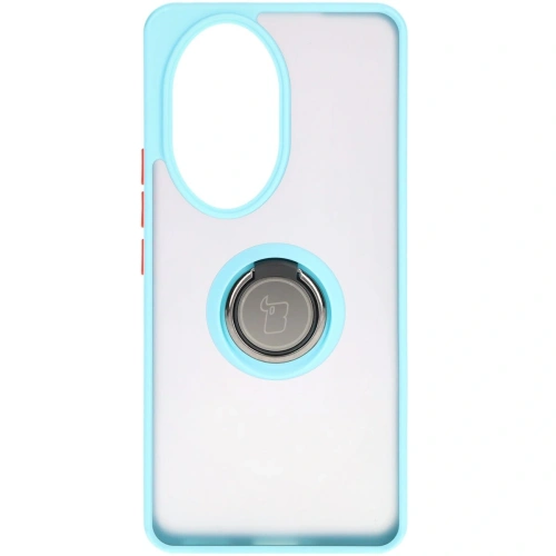 Kup Etui s úchopem na prst Bizon Case Hybrid Ring pro Honor 200 Pro kouřové s světle modrým rámem - BIZ6282 - {ean13} - Sklep Home Screen
