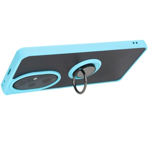 Kup Etui s úchopem na prst Bizon Case Hybrid Ring pro Honor 200 Pro kouřové s světle modrým rámem - BIZ6282 - {ean13} - Sklep Home Screen
