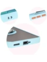Buy Bizon Case Hybrid Ring Honor 200 Pro smoky with a light blue frame - BIZ6282 - {ean13} - Home Screen Store Europe