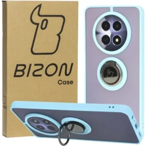 Kup Bizon Case Hybrid Ring Realme 12 / 12x fumuriu cu un cadru bleu deschis - BIZ6283 - {ean13} - Sklep Home Screen