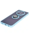 Kup Etui s držákem na prst Bizon Case Hybrid Ring pro Realme 12 / 12x kouřové s jasně modrým rámečkem. - BIZ6283 - {ean13} - Sklep Home Screen
