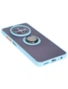 Kup Etui s držákem na prst Bizon Case Hybrid Ring pro Realme 12 / 12x kouřové s jasně modrým rámečkem. - BIZ6283 - {ean13} - Sklep Home Screen