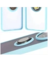 Buy Bizon Case Hybrid Ring Realme 12 / 12x smoky with a light blue frame - BIZ6283 - {ean13} - Home Screen Store Europe