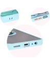 Kup Etui s držákem na prst Bizon Case Hybrid Ring pro Realme 12 / 12x kouřové s jasně modrým rámečkem. - BIZ6283 - {ean13} - Sklep Home Screen