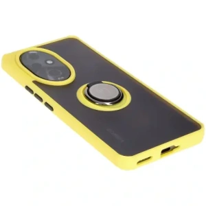 Kup Bizon Case Hybrid Ring Honor 200 Pro fumuriu cu un cadru galben - BIZ6284 - {ean13} - Sklep Home Screen