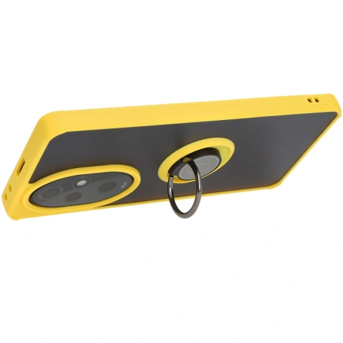 Kup Bizon Case Hybrid Ring Honor 200 Pro fumuriu cu un cadru galben - BIZ6284 - {ean13} - Sklep Home Screen