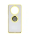 Buy Bizon Case Hybrid Ring Realme 12 / 12x smoky with a yellow frame - BIZ6285 - {ean13} - Home Screen Store Europe