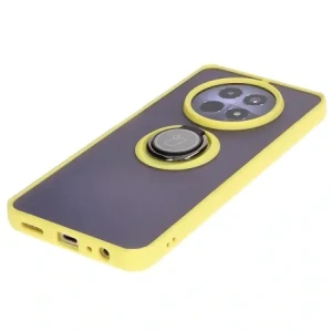 Kup Caz Hybrid Ring Bizon Realme 12 / 12x fumuriu cu un cadru galben - BIZ6285 - {ean13} - Sklep Home Screen