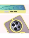 Buy Bizon Case Hybrid Ring Realme 12 / 12x smoky with a yellow frame - BIZ6285 - {ean13} - Home Screen Store Europe