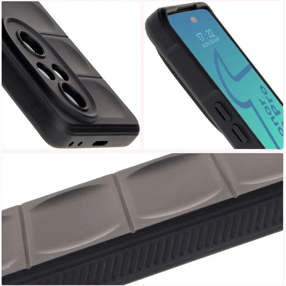 Pancerne etui Bizon Case Tur do Honor 200 Pro czarne