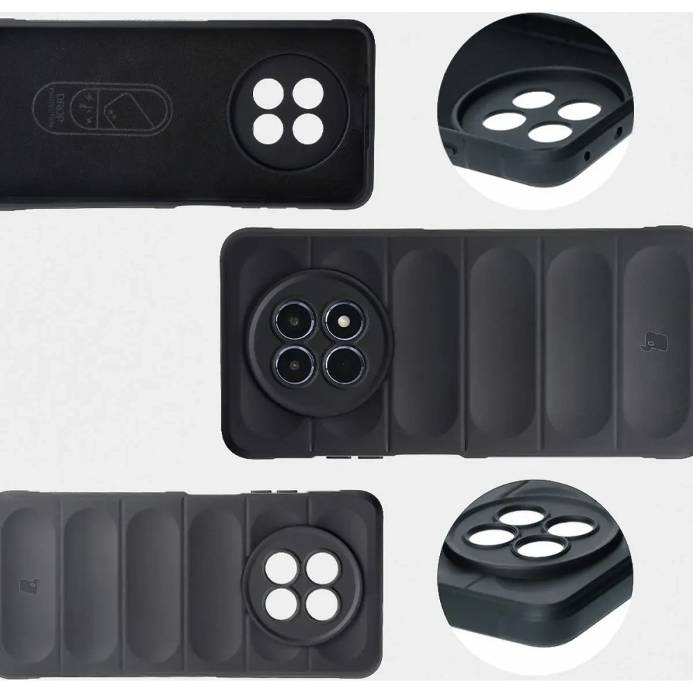 Pancerne etui Bizon Case Tur do Realme 12 / 12x czarne