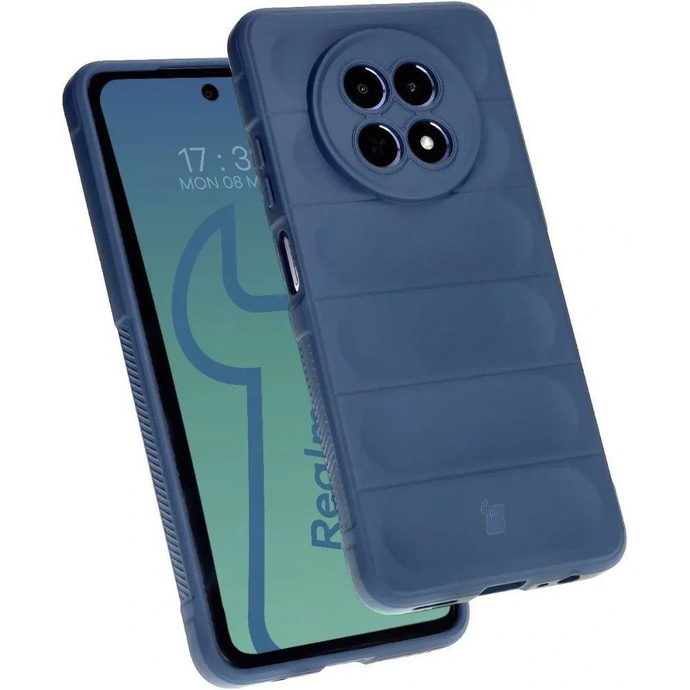 Pancerne etui Bizon Case Tur do Realme 12 / 12x granatowe