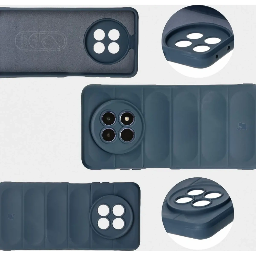 Pancerne etui Bizon Case Tur do Realme 12 / 12x granatowe