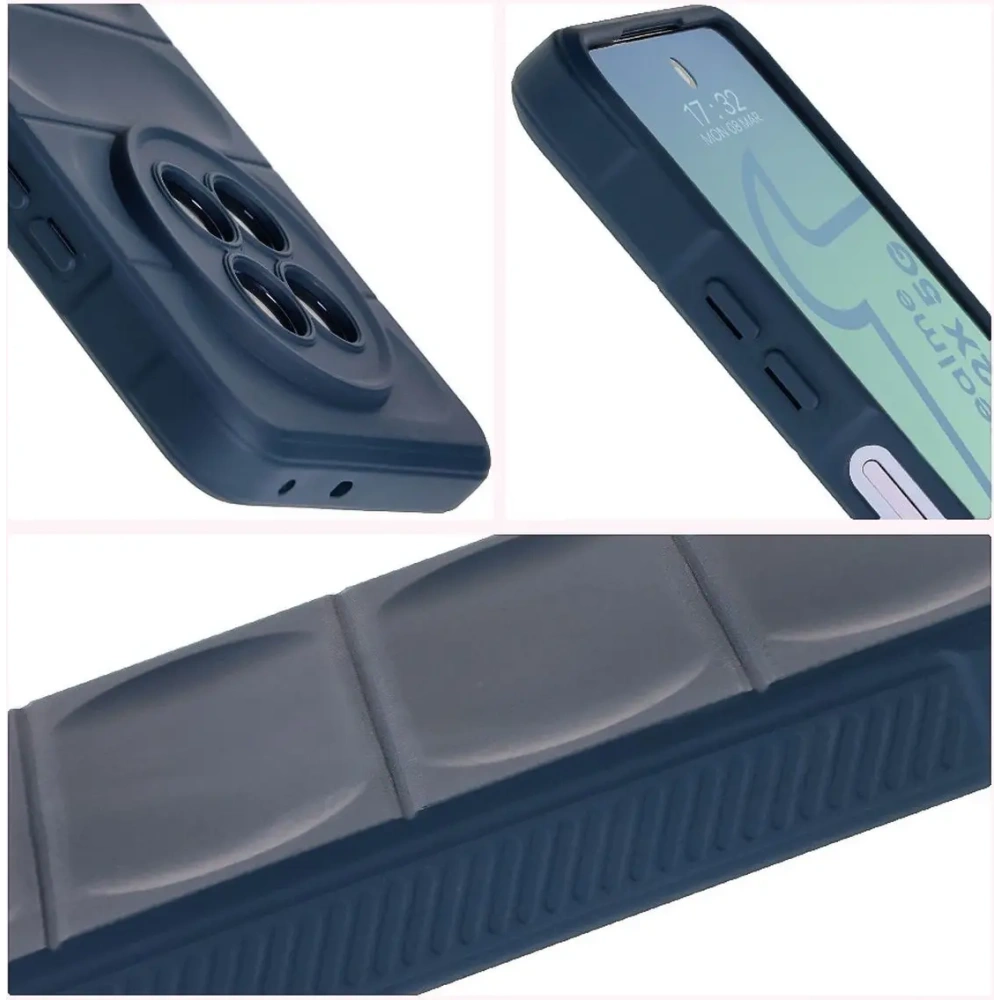 Pancerne etui Bizon Case Tur do Realme 12 / 12x granatowe