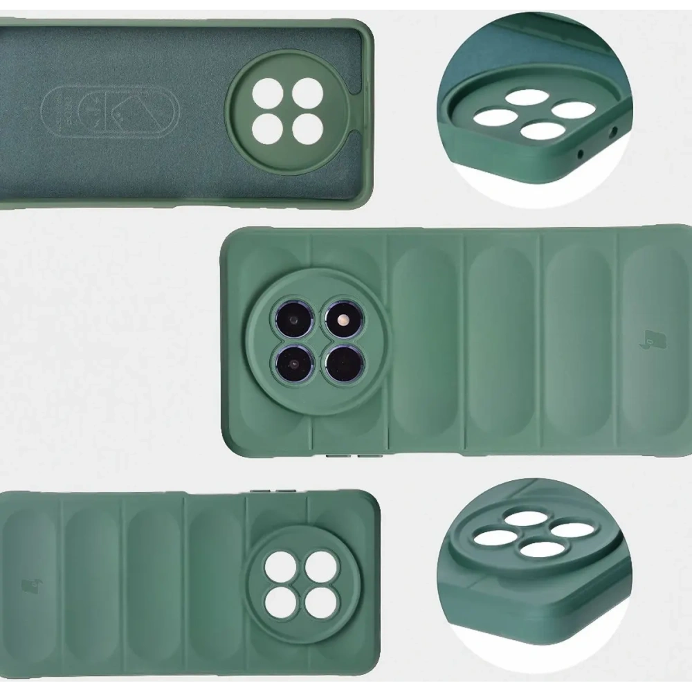 Pancerne etui Bizon Case Tur do Realme 12 / 12x ciemnozielone