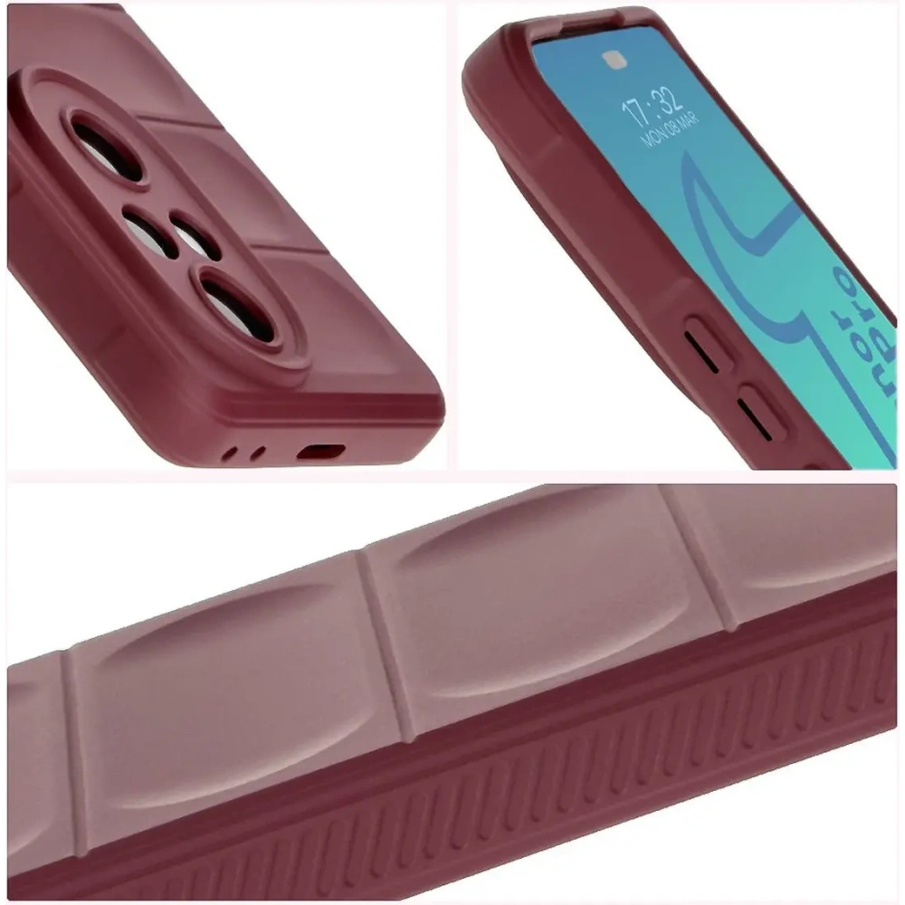 Pancerne etui Bizon Case Tur do Honor 200 Pro ciemnofioletowe