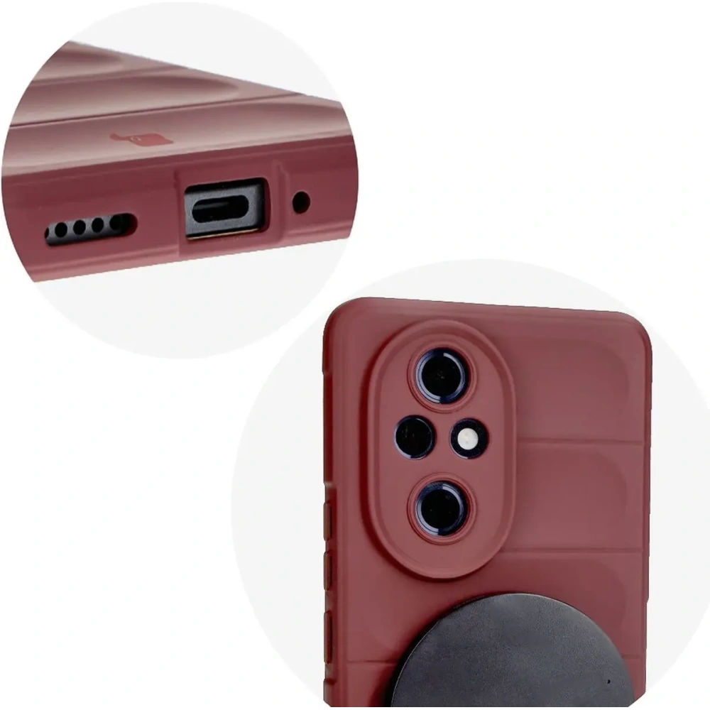 Pancerne etui Bizon Case Tur do Honor 200 Pro ciemnofioletowe