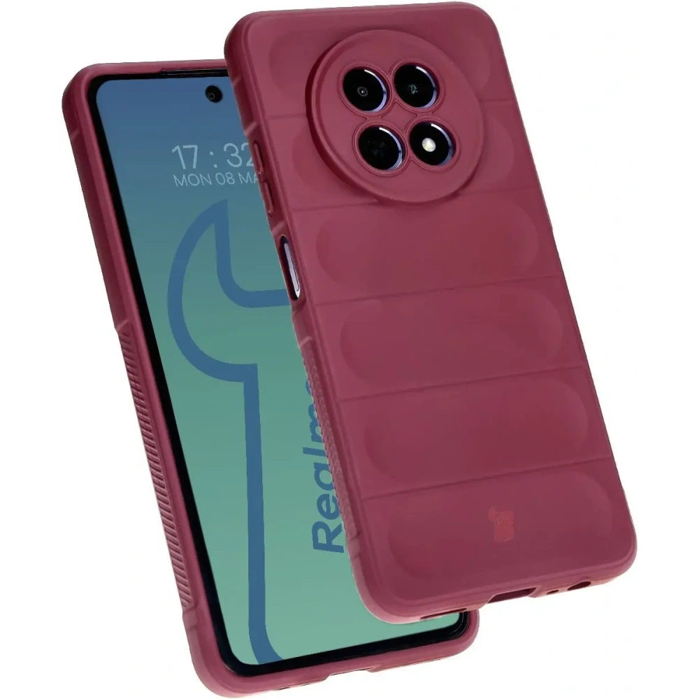 Pancerne etui Bizon Case Tur do Realme 12 / 12x ciemnofioletowe