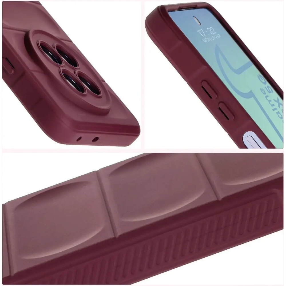 Pancerne etui Bizon Case Tur do Realme 12 / 12x ciemnofioletowe