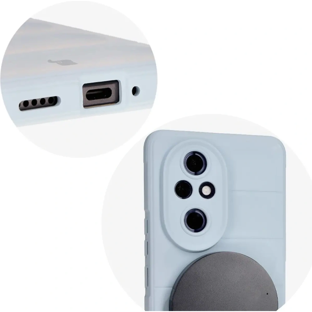 Pancerne etui Bizon Case Tur do Honor 200 Pro jasnoniebieskie