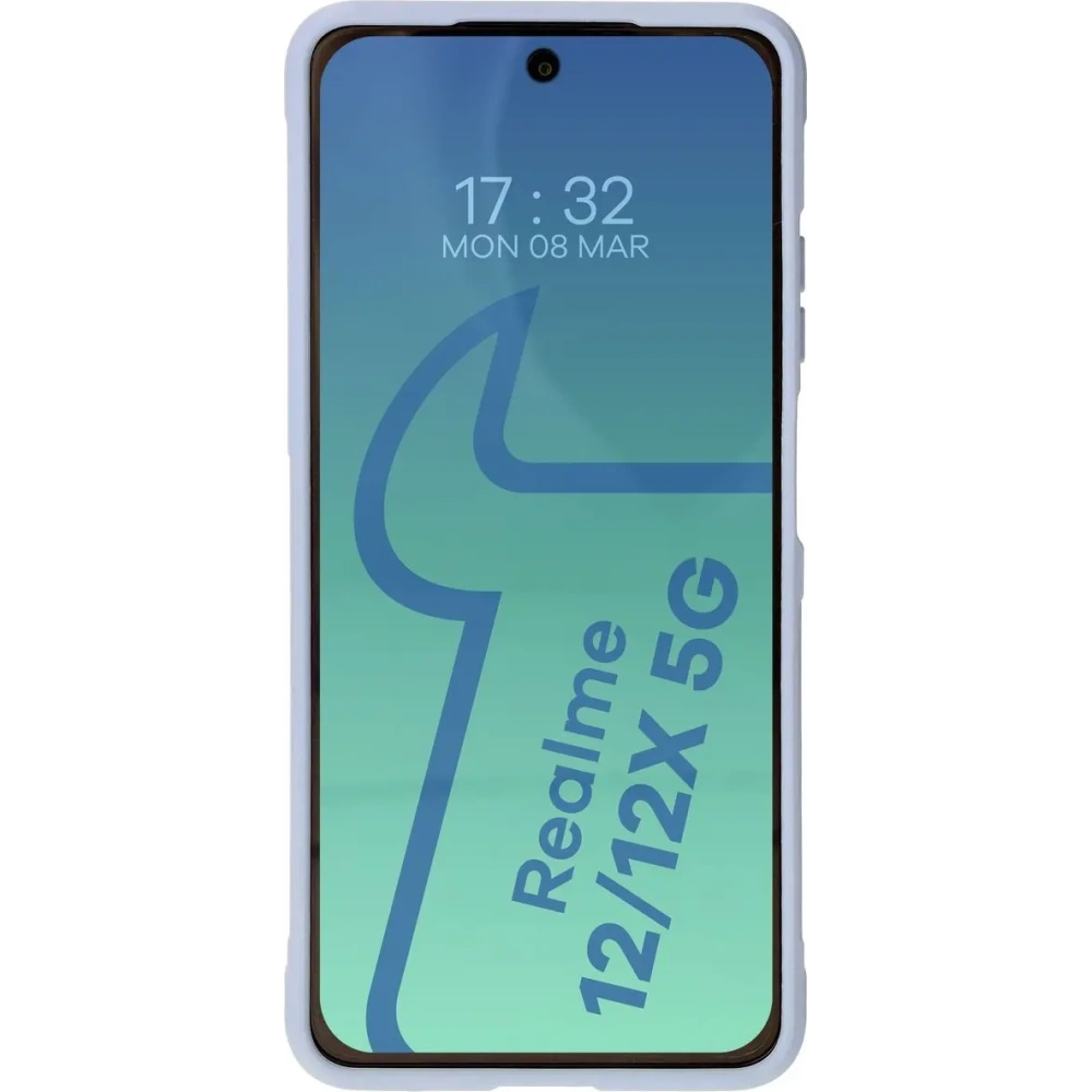 Pancerne etui Bizon Case Tur do Realme 12 / 12x jasnoniebieskie