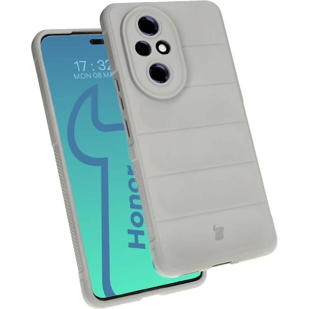 Pancerne etui Bizon Case Tur do Honor 200 Pro jasnoszare