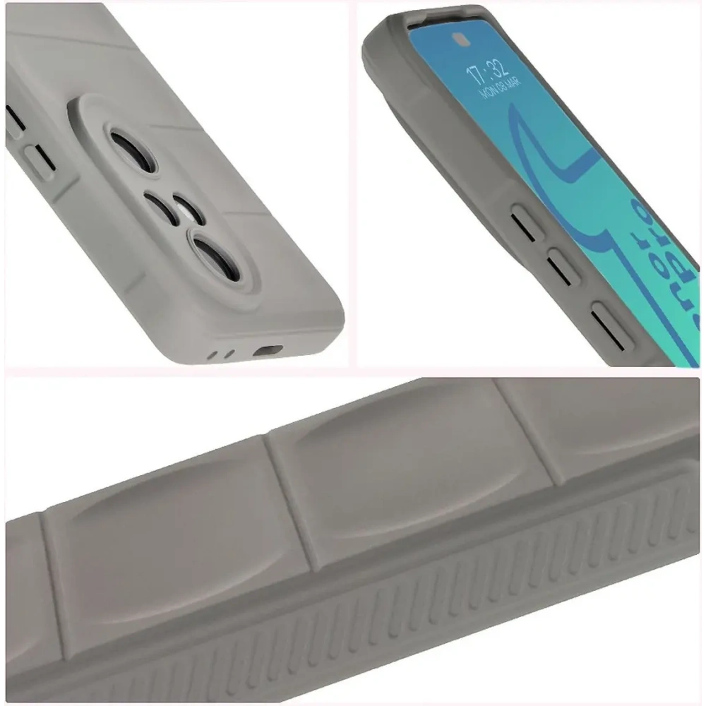 Pancerne etui Bizon Case Tur do Honor 200 Pro jasnoszare