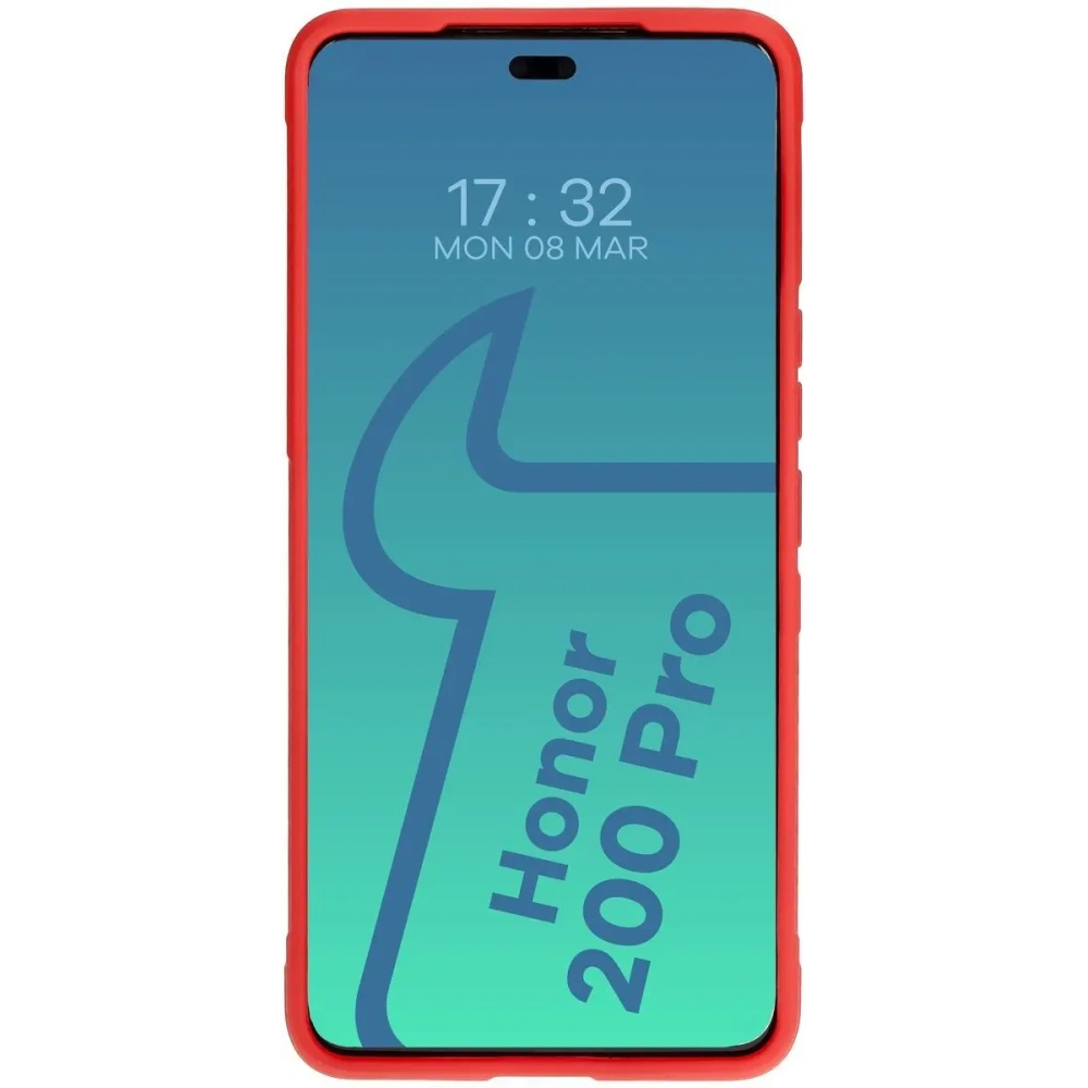 Pancerne etui Bizon Case Tur do Honor 200 Pro czerwone