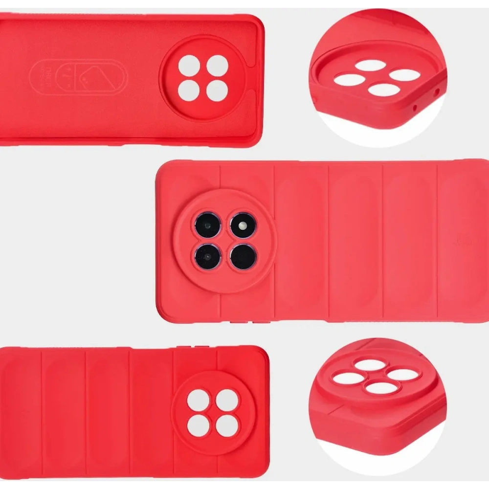 Pancerne etui Bizon Case Tur do Realme 12 / 12x czerwone