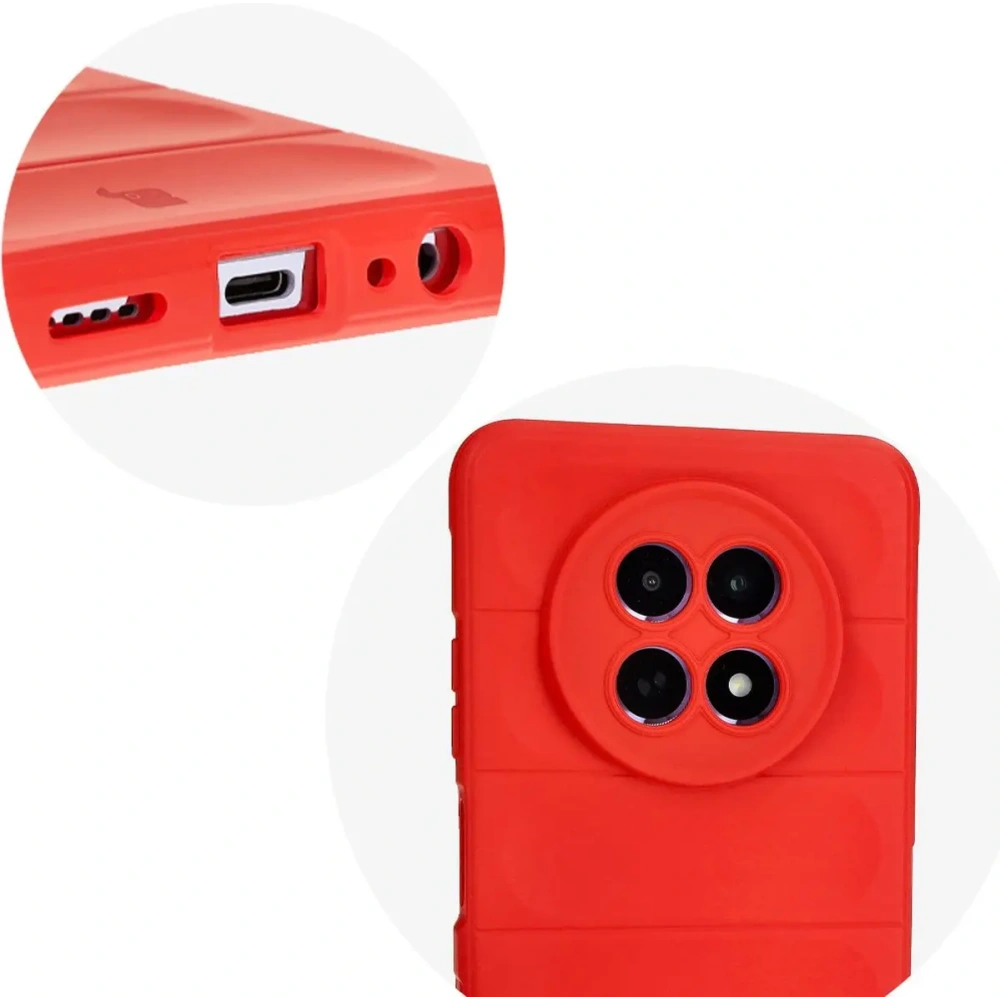 Pancerne etui Bizon Case Tur do Realme 12 / 12x czerwone