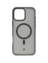 Kup Etui z pierścieniem magnetycznym Bizon Case MatteO do Apple iPhone 16 Pro Max półprzezroczyste z czarną ramką - BIZ6300 - {ean13} - Sklep Home Screen