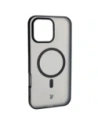 Kup Etui z pierścieniem magnetycznym Bizon Case MatteO do Apple iPhone 16 Pro Max półprzezroczyste z czarną ramką - BIZ6300 - {ean13} - Sklep Home Screen