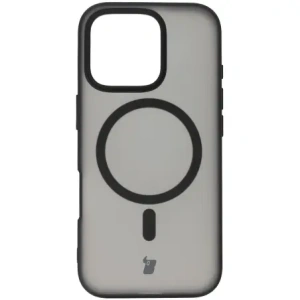Kup Etui z pierścieniem magnetycznym Bizon Case MatteO do Apple iPhone 16 Pro półprzezroczyste z czarną ramką - BIZ6301 - {ean13} - Sklep Home Screen