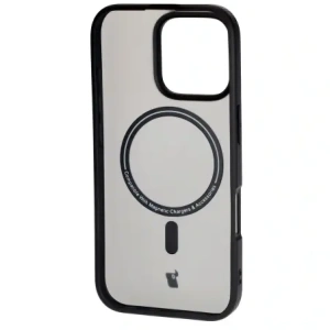 Kup Etui z pierścieniem magnetycznym Bizon Case MatteO do Apple iPhone 16 Pro półprzezroczyste z czarną ramką - BIZ6301 - {ean13} - Sklep Home Screen